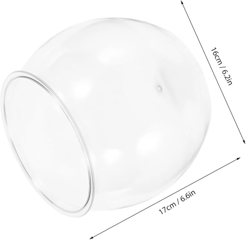 حوض أسماك بيتا شفاف غير قابل للكسر لتزيين المكتب وحفلات الزفاف - Image 2